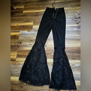 Widow lace bell bottoms